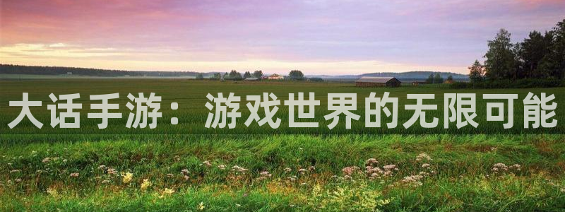 大神28专业版：大话手游：游戏世界的无限可能